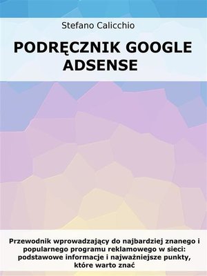 cover image of Podręcznik Google Adsense